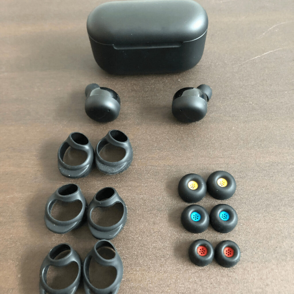 Echo Budsのイヤーチップとウイングチップ
