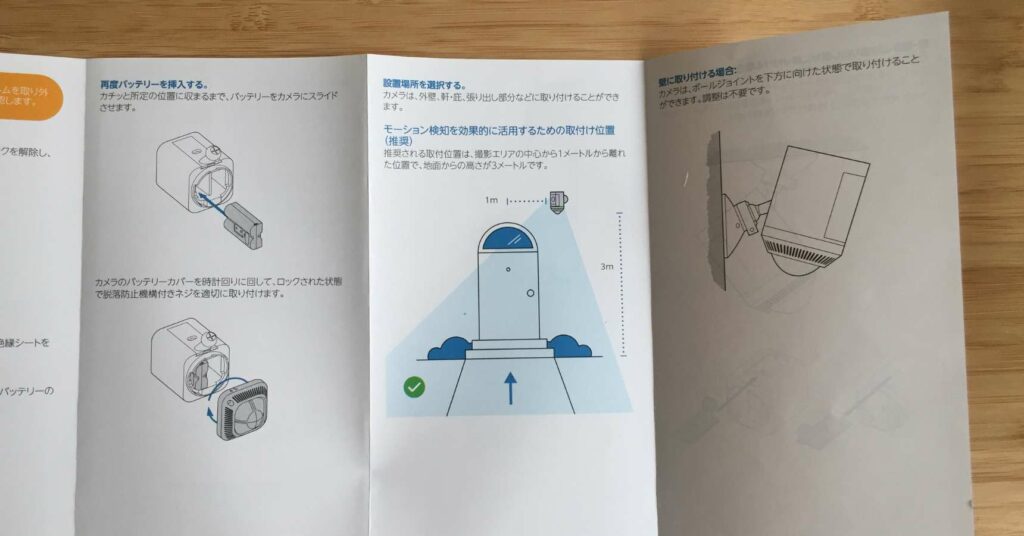 Ring Spotlight Cam Plusの設置位置の説明