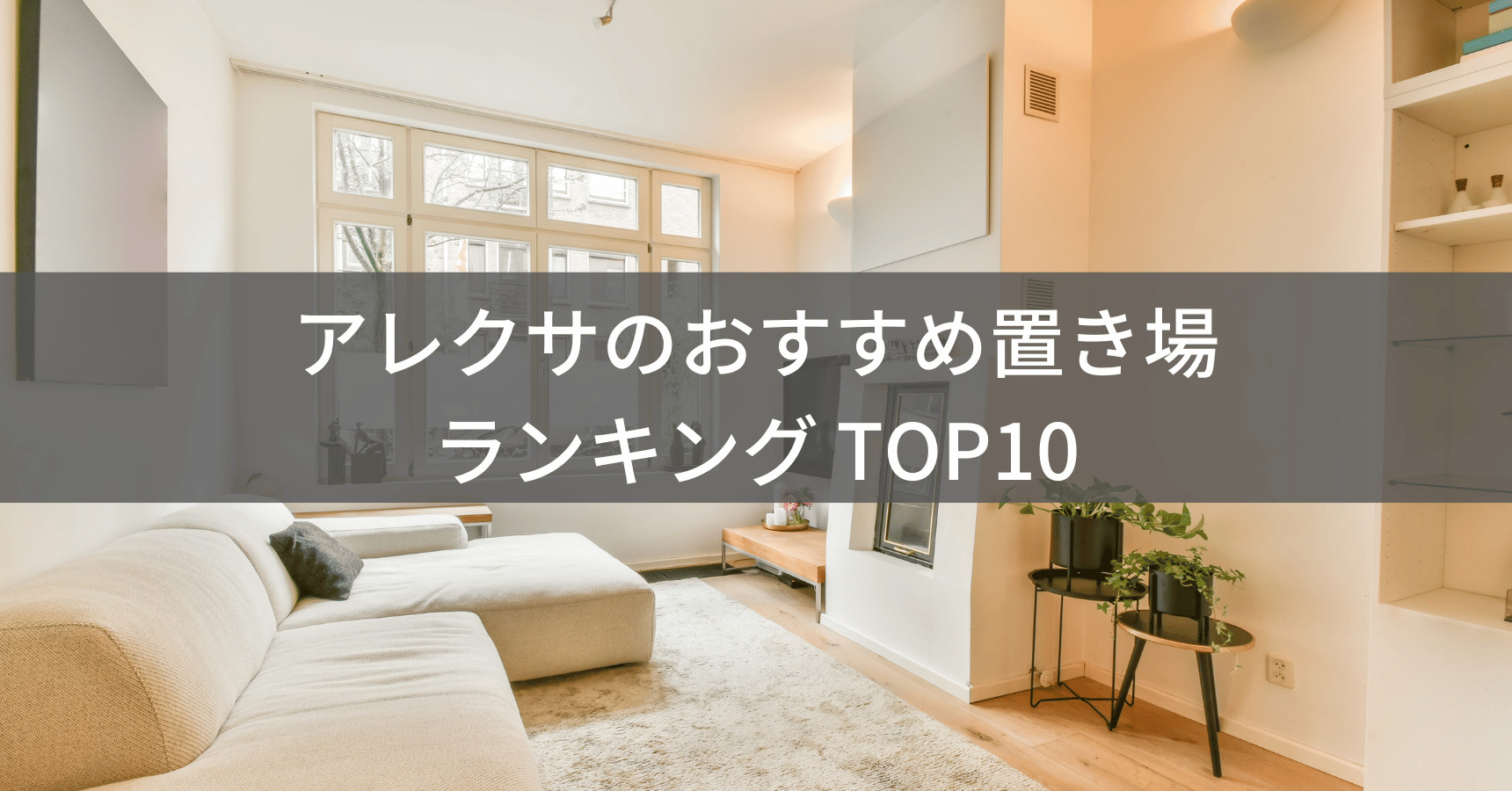 アレクサの置き場はここがおすすめ！利用歴5年が選ぶランキングTOP10